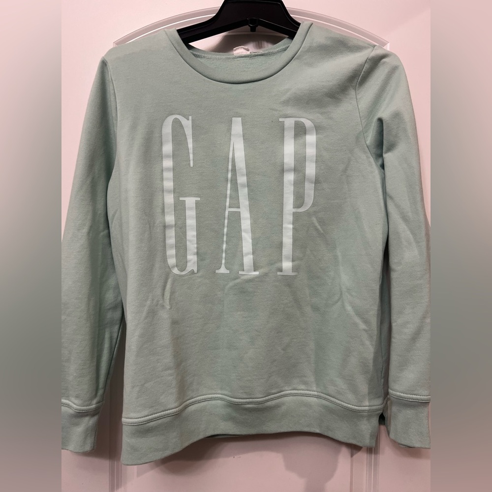 GAP Light Green Logo Sweatshirt